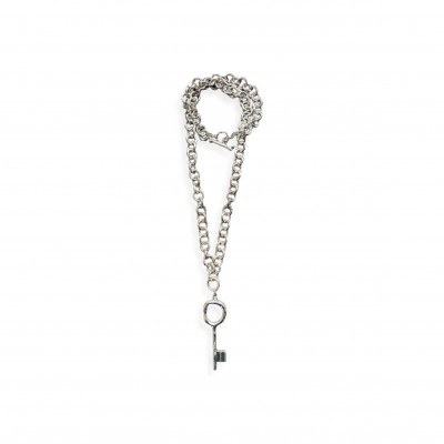 SCHIAPARELLI DESIGNED LARGER KEY PENDANT NECKLACE 